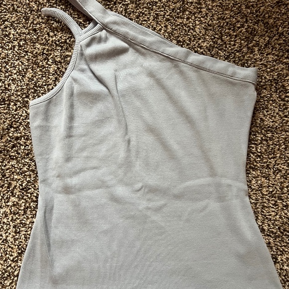 Anthropologie maeve ribbed one shoulder tank size small - Picture 1 of 3